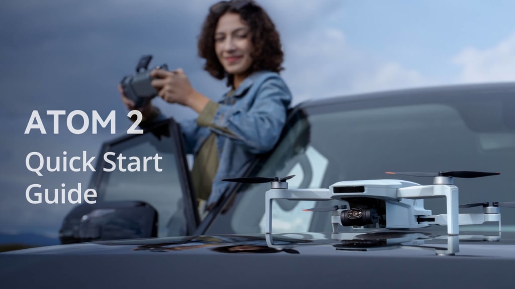 ATOM 2 Drone with 8K Camera, AI Track, 10km Video Transmission, Vertical Shooting, C0