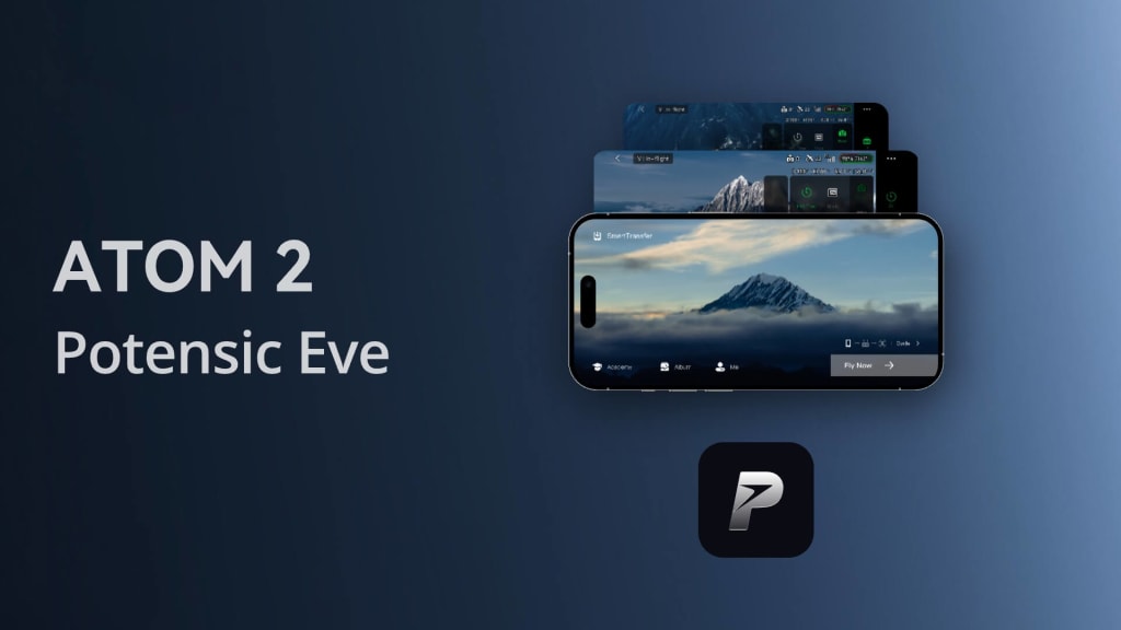 ATOM 2 Drone with 8K Camera, AI Track, 10km Video Transmission, Vertical Shooting, C0